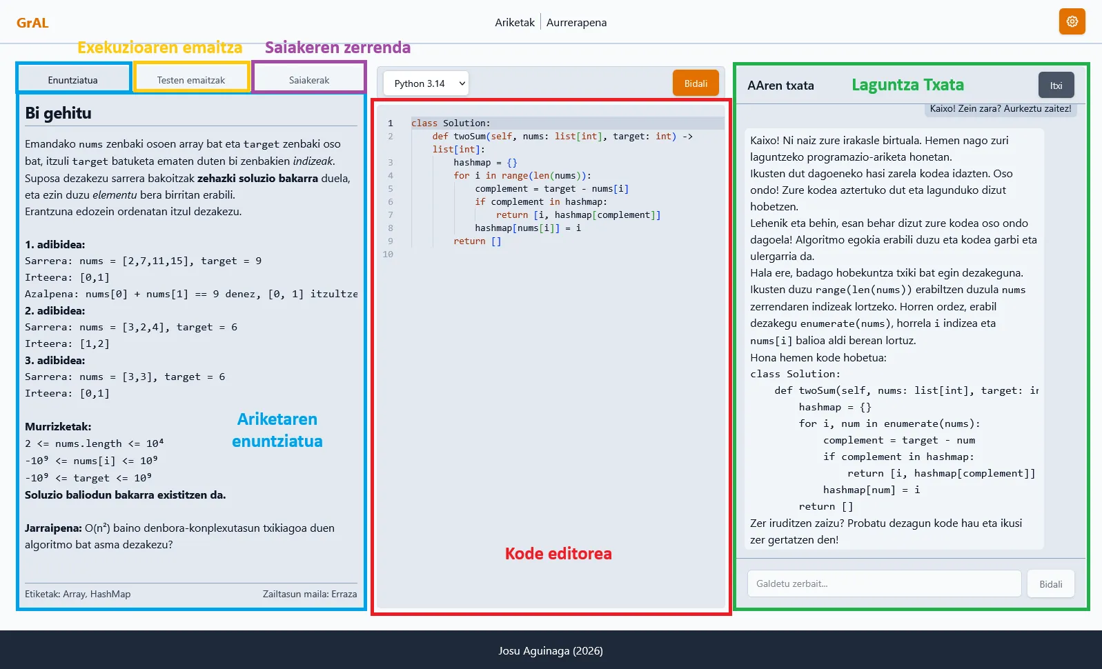 Plataforma web para el aprendizaje de la programación: retroalimentación pedagógica a través de LLM y MCP